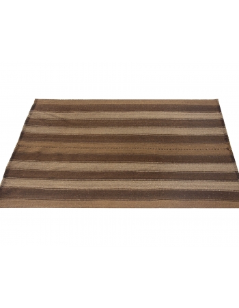 Small Brown Vintage Kilim Rug - 2`7