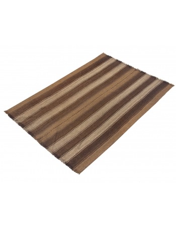Small Brown Vintage Kilim Rug - 2`7