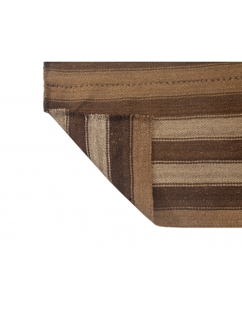 Small Brown Vintage Kilim Rug - 2`7