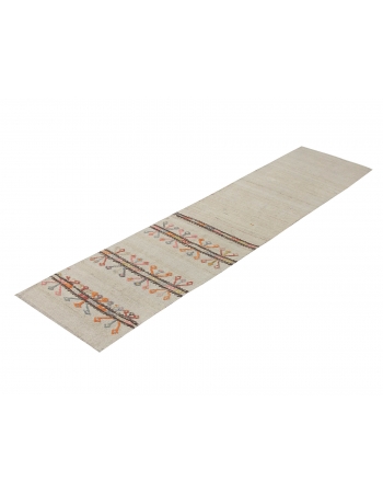 Small Vintage Kilim Runner Rug - 2`0