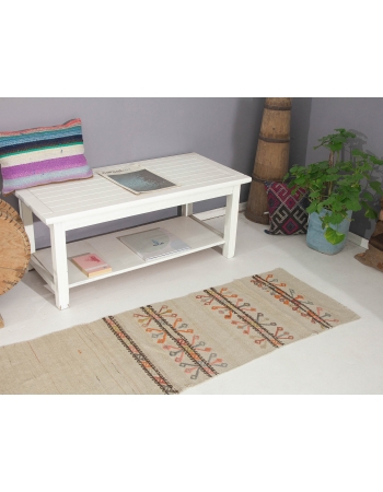 Small Vintage Kilim Runner Rug - 2`0