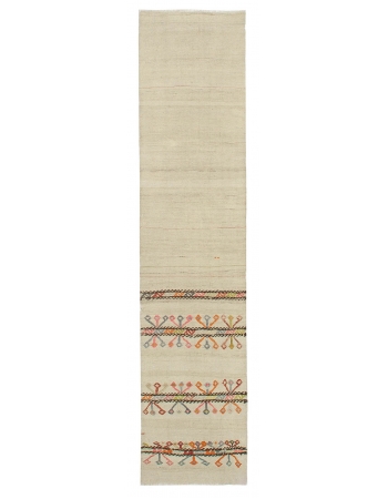 Small Vintage Kilim Runner Rug - 2`0" x 8`11"