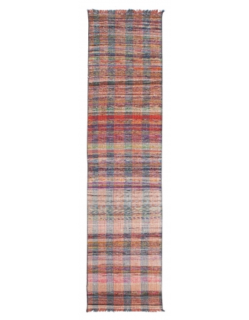 Vintage Turkish Decorative Runner Rug - 2`3" x 8`10"