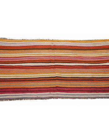 Small Vintage Striped Kilim Rug - 3`3