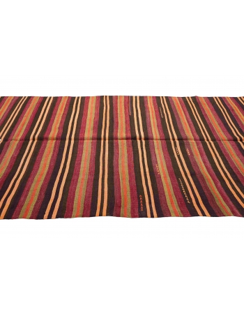 Decorative Vintage Striped Kilim Rug - 5`1