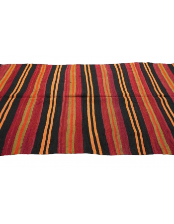 Vintage Decorative Striped Kilim Rug - 4`11