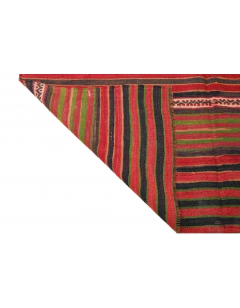 Vintage Striped Kilim Rug - 5`0