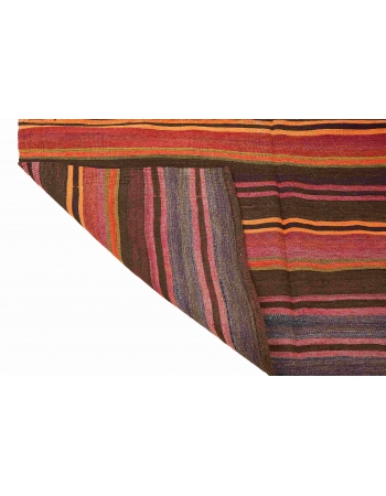 Decorative Vintage Striped Kilim Rug - 5`3