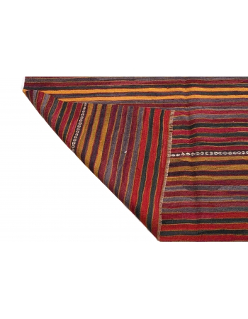 Vintage Striped Area Kilim Rug - 5`3