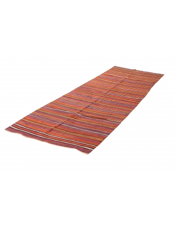 Vintage Decorative Striped Kilim Rug - 4`3