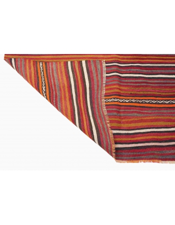 Vintage Decorative Striped Kilim Rug - 4`3