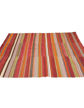 Decorative Striped Vintage Kilim Rug - 5`3