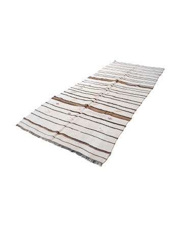 Vintage Hemp Decorative Kilim Rug - 5`3