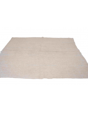 Modern Vintage Turkish Hemp Kilim Rug - 5`10