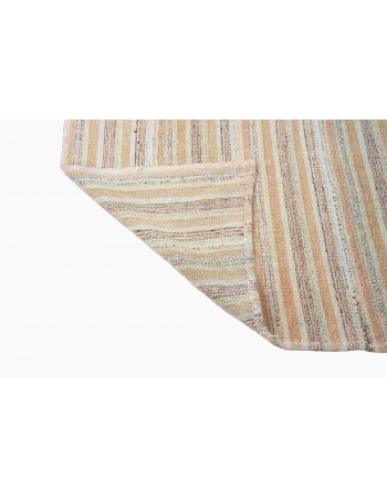 Vintage Decorative Hemp Kilim Rug - 4`11