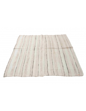 Decorative Vintage Turkish Hemp Rug - 4`9