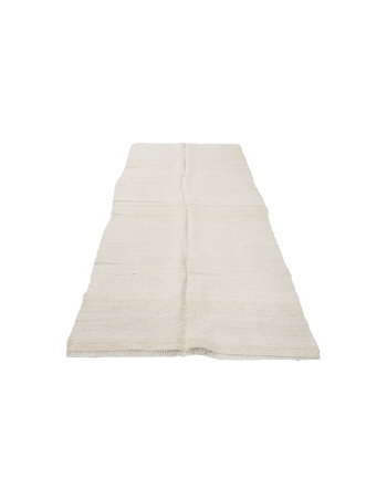 Vintage Turkish Hemp Kilim Rug - 4`4