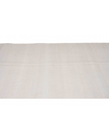 Vintage Modern Turkish Hemp Kilim Rug - 4`9