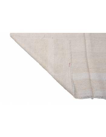 Vintage Modern Turkish Hemp Kilim Rug - 4`9