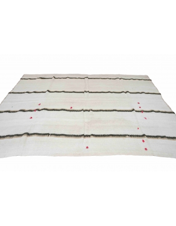 Decorative Vintage Turkish Hemp Rug - 7`1