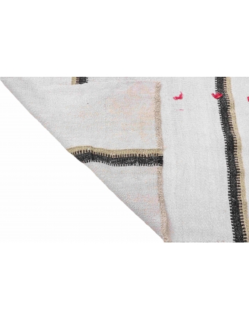 Decorative Vintage Turkish Hemp Rug - 7`1