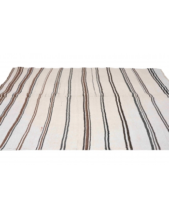 Striped Vintage Hemp Kilim Rug - 6`2