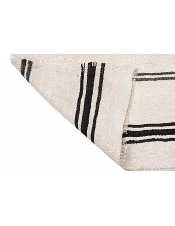 Striped Vintage Hemp Kilim Rug - 6`2