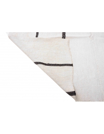 Vintage Striped Hemp Kilim Rug - 6`1