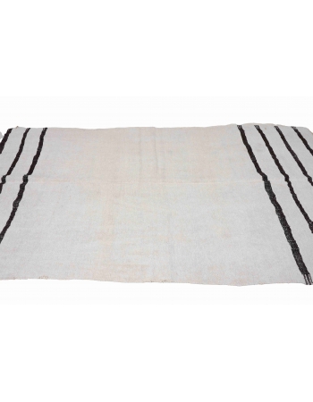 Vintage Modern Hemp Kilim Rug - 5`2