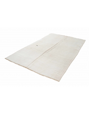 Vintage Hemp Modern Kilim Rug - 6`0" x 9`2"