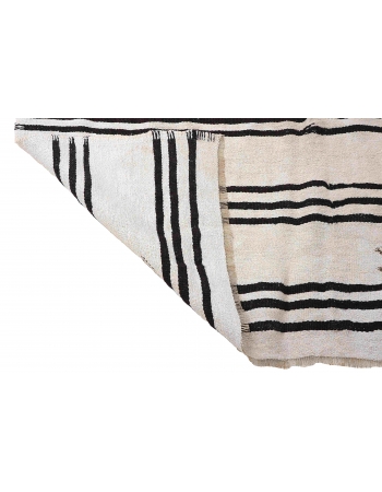 Embroidered Vintage Hemp Kilim Rug - 6`0