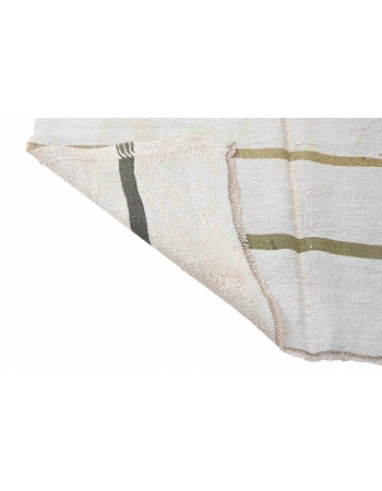 Small Vintage Hemp Kilim Rug - 4`2
