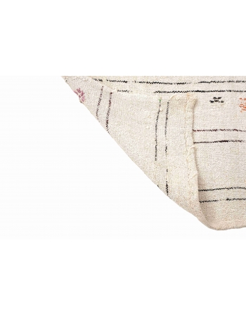 Vintage Embroidered Hemp Kilim Runner - 2`3