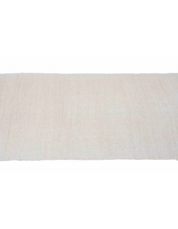 Vintage Hemp White Kilim Runner - 2`3