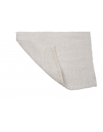 Vintage Hemp White Kilim Runner - 2`3