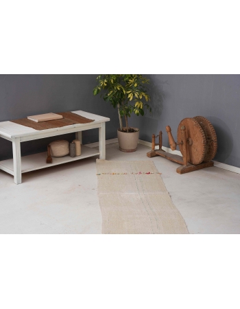 Decorative Vintage Hemp Kilim Rug - 2`2
