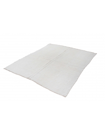 Vintage Modern Hemp Kilim Rug - 6`4