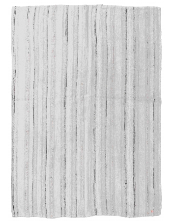 Decorative Vintage Turkish Hemp Rug - 4`9" x 6`2"