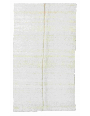 Vintage Modern Turkish Hemp Kilim Rug - 4`10" x 8`6"