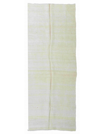 Vintage Turkish Hemp Kilim Rug - 4`4" x 11`3"