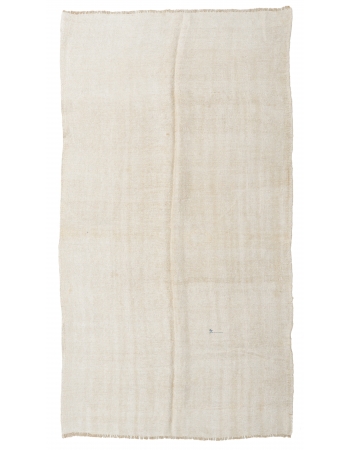 Vintage Modern Hemp Kilim Rug - 5`3″ x 10`0″