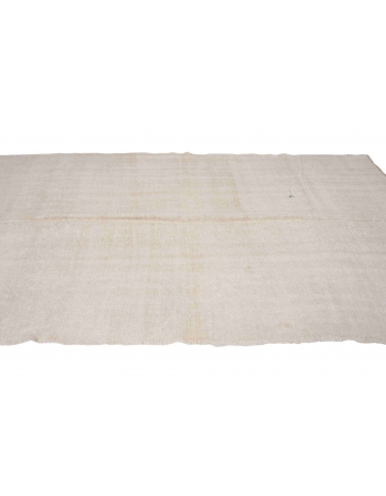 Vintage Modern Hemp Kilim Rug - 5`3″ x 10`0″