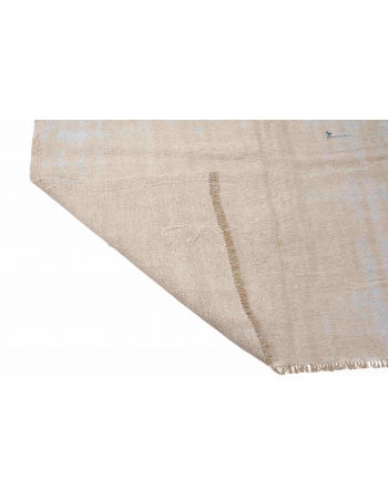 Vintage Modern Hemp Kilim Rug - 5`3″ x 10`0″
