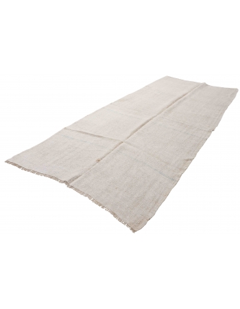 Vintage Modern Hemp Kilim Rug - 5`0″ x 10`8″