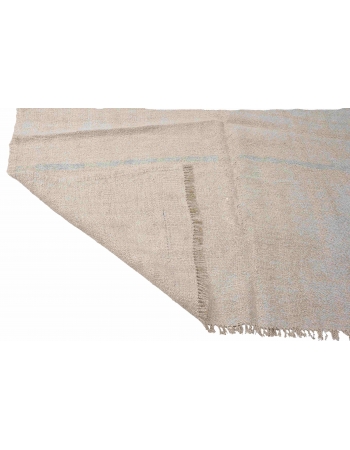 Vintage Modern Hemp Kilim Rug - 5`0″ x 10`8″