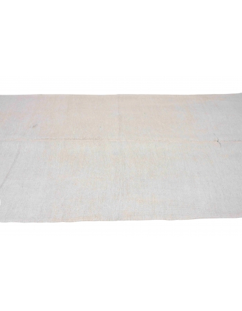 Modern Vintage Hemp Kilim Rug - 4`6″ x 9`10″