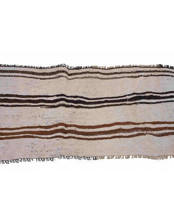 Small Vintage Hemp Kilim Rug - 2`4″ x 6`4″