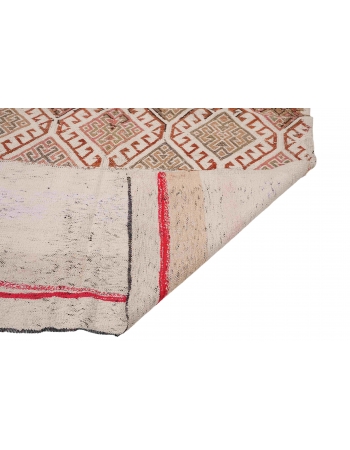 Decorative Vintage Turkish Kilim Rug - 4`7″ x 5`7″
