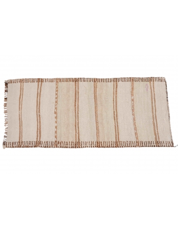 Vintage Small Turkish Kilim Rug - 2`6″ x 4`4″