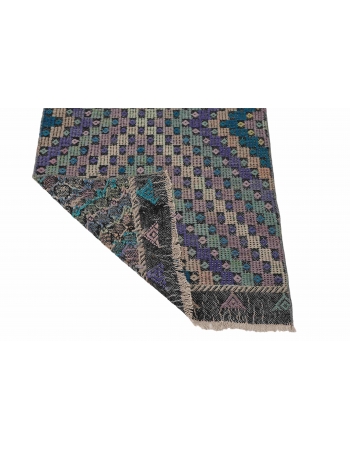 Embroidered Vintage Kilim Runner - 2`6″ x 14`1″